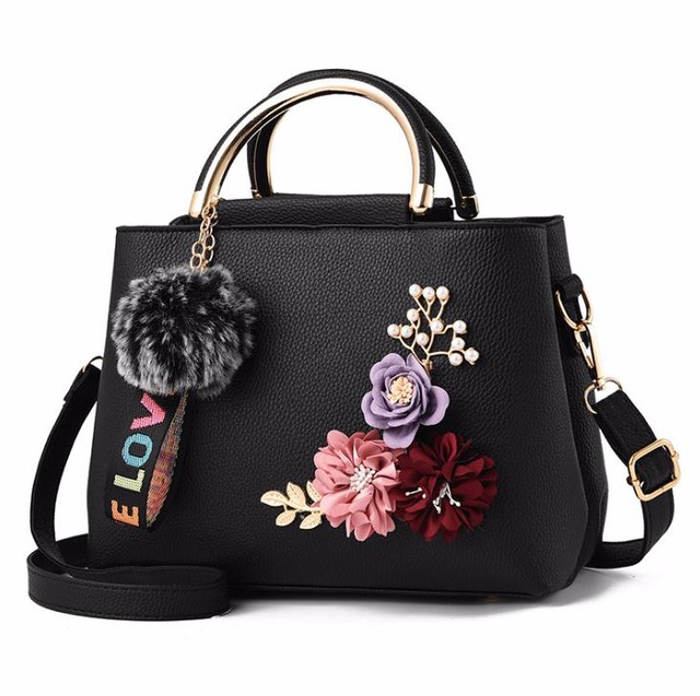 JOOZ color flowers shell Women s tote Leather Clutch Bag small Ladies Handbags Brand Women